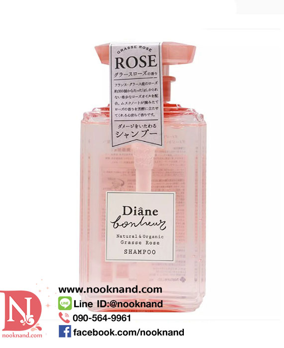 ٻҾ2 ͧԹ : Moist Diane Bonheur Grasse Rose Shampoo  500ml   蹡Һ