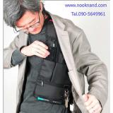 จัดโปร กระเป๋าเก็บของแบบเสื้อกั๊ก สามารถใส่สูททับได้เหมาะแก่การเก็บของFardish เสื้อกระเป๋าเก็บของแบบFBI